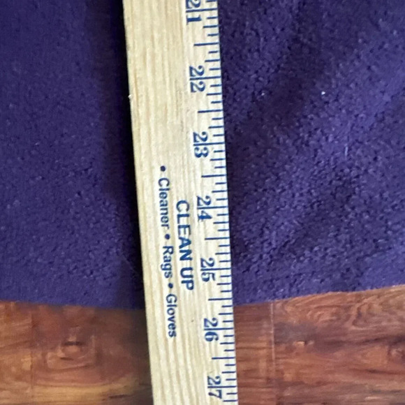 Rio Salado College Purple Fleece Pullover Quarter Zip MV Sport XS - Picture 10 of 11